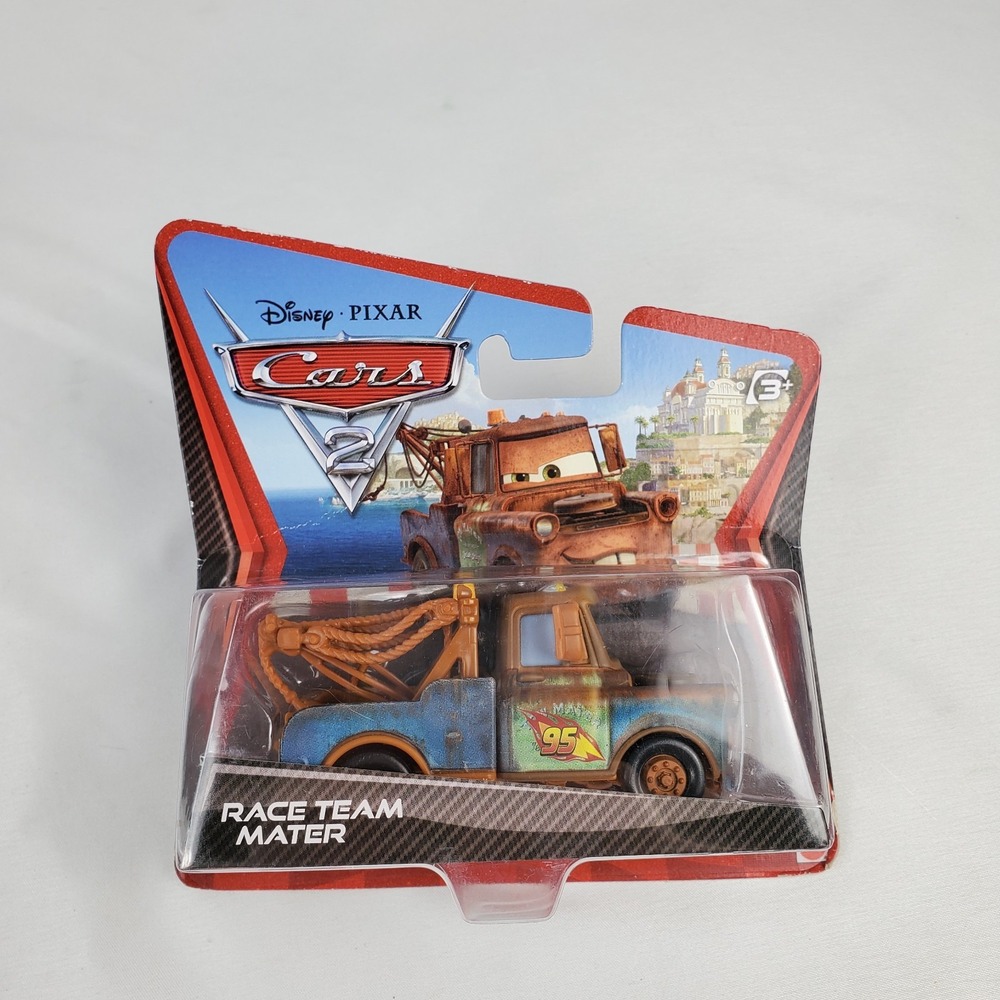 Race Team Mater DISNEY PIXAR CARS 2 New In Box Collection #1